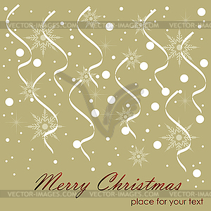 Christmas background solar situation snowflakes - vector clipart