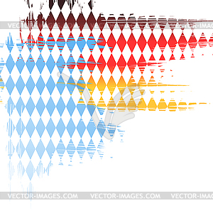 Бавария и немецкий флаг цвета абстрактного фона - изображение векторного клипарта