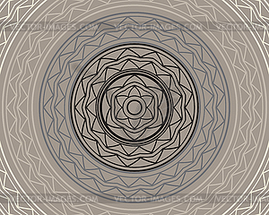 Elegant Ornaments Lace Mandala - vector image