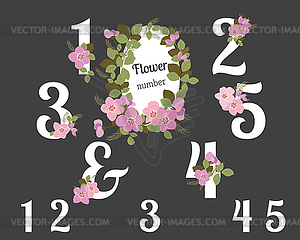 Floral Rosehip retro vintage background, - vector clipart / vector image