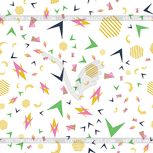 Funny pattern, memphis style - vector clipart / vector image