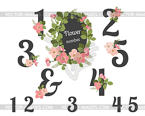 Floral Rosehip retro vintage background, - vector clip art