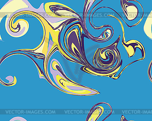 Mardi Gras seamless line marble pattern, - stock vector clipart