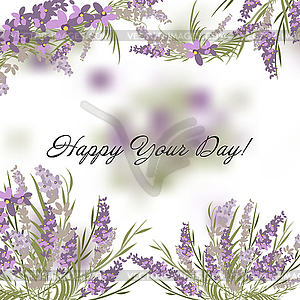 Vintage romantic of fashionable bouquets of flowers - vector clipart