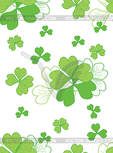 Hand Painted Wildflower floral pattern - royalty-free vector clipart