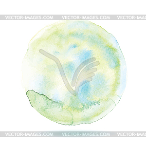 Art of watercolor stains of paint - vector image