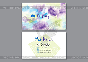 Abstract colorful watercolor background - vector EPS clipart