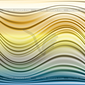 Abstract background with flowing lines and waves - vector clipart