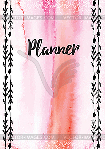 Abstract colorful watercolor background - vector EPS clipart