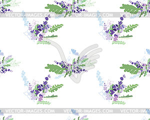 Summer flower composition - vector image