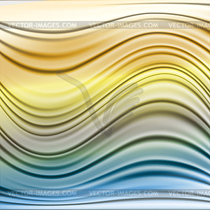 Abstract background with flowing lines and waves - vector clipart