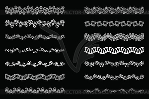 Elegant Lace Borders Frames laser cut - vector image