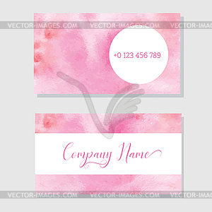 Hand Painted Art Of Watercolor Paint On Watercolor - vector clip art
