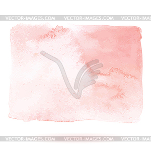 Hand Painted Art Of Watercolor Paint On Watercolor - royalty-free vector image