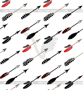 Tribal arrows design - vector clipart