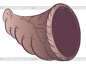 Cartoon empty Cornucopia - vector image