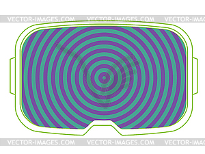 3d VR Glasses - vector image