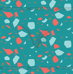 Colorful Terrazzo pattern - vector clipart