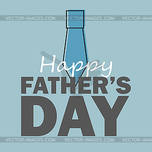 Fathers day design over blue background, - vector image