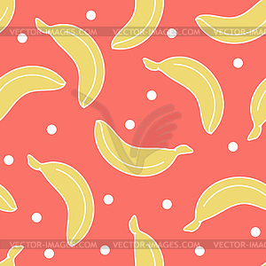 Tropical seamless pattern in Living Coral color wit - vector clip art