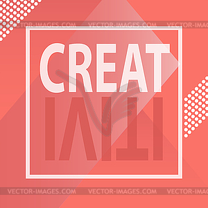 Living Coral color of year. Color trend palette. - vector EPS clipart