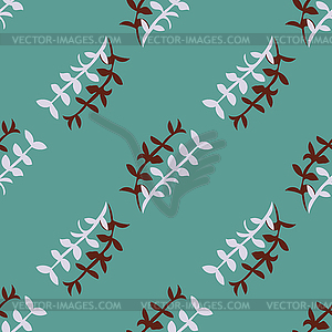 Stylish seamless floral spring pattern, Beautiful - vector clip art