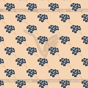 Seamless pattern, background with flowers like - vector clipart