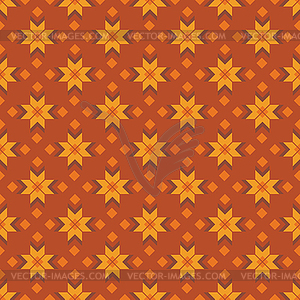 Folk ornamental textile seamless pattern - vector clipart