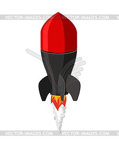 Air bomb . Fighting rocket. Military - vector clip art