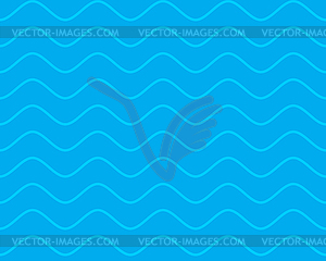 Sea seamless pattern. Waves texture. Ocean ornament - vector image