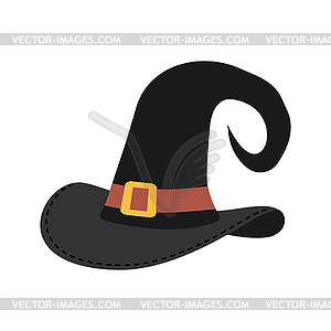 Hat witch . Magic cap enchantress - vector image