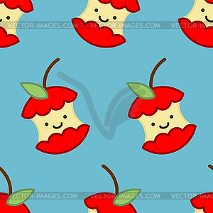 clipart apple core