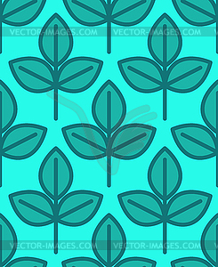 Young sapling seamless pattern. Sprout plant - royalty-free vector clipart