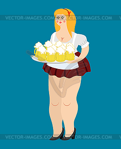 Oktoberfest Madchen Und Bierkrug Nationales Bier Vektor Clipart Vektor Bild