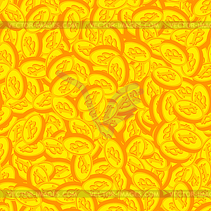 Bitcoin seamless pattern. Cryptocurrency background - vector clipart