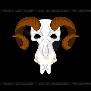 Ram skull . Religion Totem animal symbol. Object fo - vector clipart / vector image