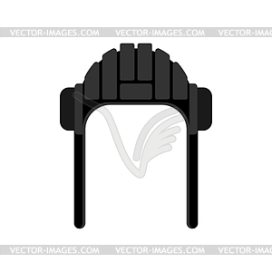 Tankman cap . Tankman Military hat. for 23 - vector clipart