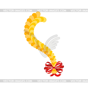 Braid hair . hairstyle Long hair - vector clipart