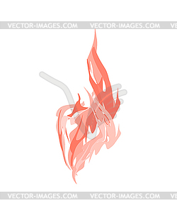 Smoke red . Chemical evaporation - royalty-free vector image