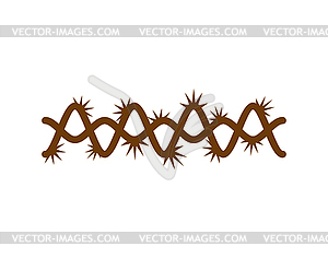 Crown of thorns for Jesus Christ - royalty-free vector image