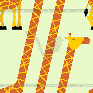 Giraffe pattern. Animal background. Texture for - vector EPS clipart