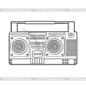 tape player clipart