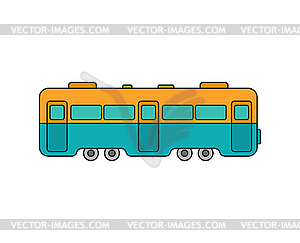 Train car . transport railroad - vector image