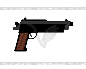 Gun . Weapon - vector clipart