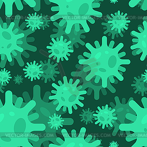 Virus pattern seamless. bacterium background. Cell - vector image