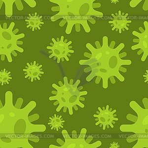 Virus pattern seamless. bacterium background. Cell - vector clipart