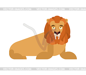 Sea lion . Big seal. Large sea animal wildlife.  - vector image
