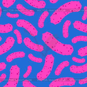 Pink Cucumber pattern seamless. Vegetable backgroun - vector clip art