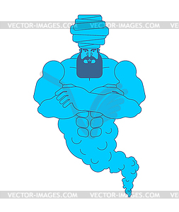 Genie magic wizard . Genius Fairy spirit - stock vector clipart