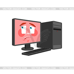 confused computer clip art